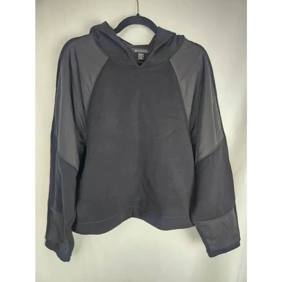 Athleta Sweatshirt Hoodie Hood Black Size XL. Pre owned in good condition - Picture 1 of 5